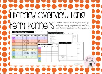Preview of Literacy Overview Long Term Planners