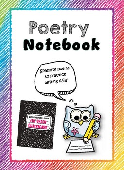 Preview of Literacy Poetry Notebook Writing Center ELA Activity