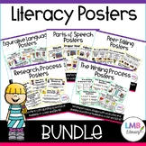 Literacy Posters Bundle-Classroom Posters or Word Walls