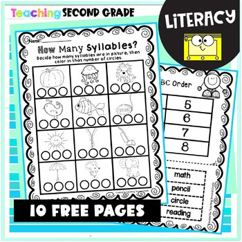 Language Arts Worksheets 2nd Grade by Teaching Second ...