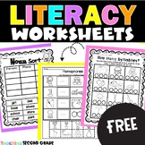 Free Language Arts Worksheets 2nd Grade Busy Work Packet