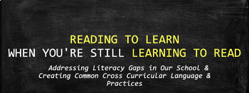 Preview of Literacy Professional Development