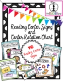 Literacy (Reading) Center Signs and Rotation Chart