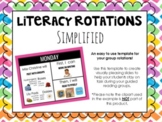 Literacy Rotation Schedule