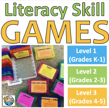 Preview of Literacy Center Games