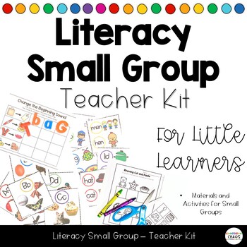 Preview of Literacy Small Group Teacher Kit | Phonics | Phonemic Phonological Awareness