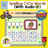 Literacy: Spelling CVCe Words - With Audio (BOOM Cards™ fo