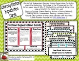 Literacy Station Expectation Cards