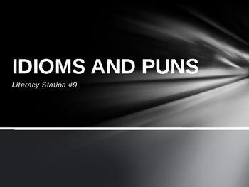 Preview of Literacy Station: Idioms and Puns
