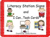 Literacy Station Signs, Pocket Chart Cards, and over 140 I
