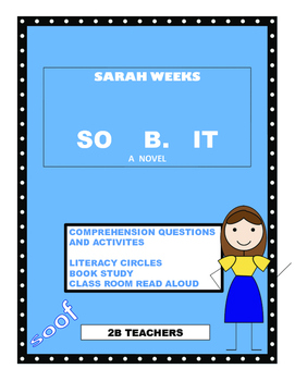 Literacy Study So B It By Hawley S Hallways Teachers Pay Teachers