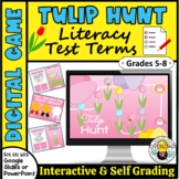 ELA Test Vocabulary Self-Grading Game | Tulip Hunt Digital