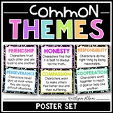 Literary Themes Posters - Common Themes for Reading Comprehension