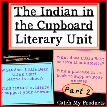 Preview of The Indian in the Cupboard Novel Study - Part II for PROMETHEAN Board Use