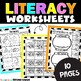 literacy worksheets by teaching second grade teachers