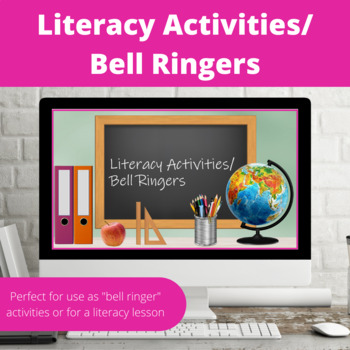 Preview of Literacy activities/literacy games/ bell ringers