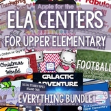 Literacy and ELA Centers for Upper Elementary - Whole Year Bundle