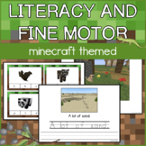Literacy and Fine Motor Activities Inspired by Minecraft