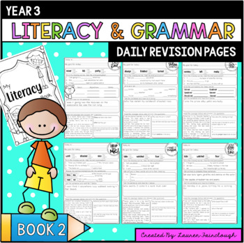 Preview of Literacy and Grammar Revision. Year 3 Book 2