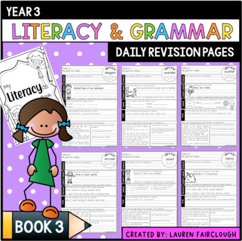Preview of Literacy  and Grammar Revision - Year 3 Book 3