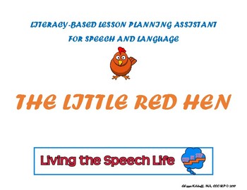 Preview of Literacy-based lesson plan assistant (mixed groups) - The Little Red Hen