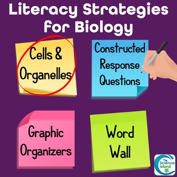 Preview of Literacy Strategies for Biology: Cells and Organelles