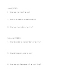 literal and inferential questions worksheets teaching