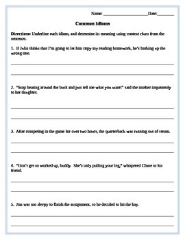 Literal and Nonliteral Worksheets by Mary C Coleman | TpT