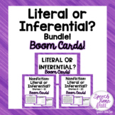 Literal vs. Inferential Boom Cards™️ Bundle