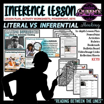 Preview of Making Inferences Lesson Plan and PowerPoint, Inference Lesson Plan