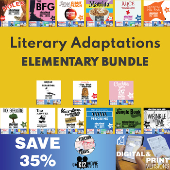 Preview of Literary Adaptations: Elementary Bundle | 15 Movies Guide  | SAVE 35%