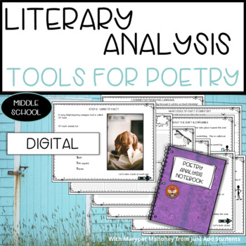 Preview of Literary Analysis Activities and Templates for Poetry
