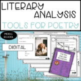 Literary Analysis Activities and Templates for Poetry