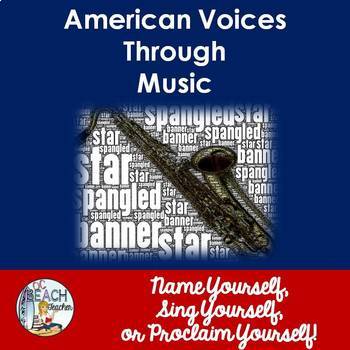 Preview of Literary Analysis & Close Reading:  Reflections of America Through Music