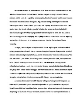literary response paper