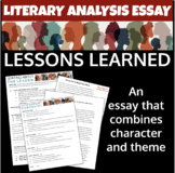 Literary Analysis Essay: Lessons Learned