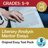 Literary Analysis Essay Mentor Text Pack