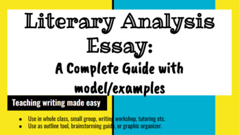 Literary Analysis Essay Outline: Complete Planning Guide & Graphic ...