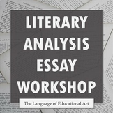 Literary Analysis Essay Workshop Unit – High School ELA – 