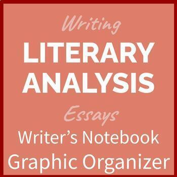 Preview of Literary Analysis Essays Writer's Notebook Graphic Organizer