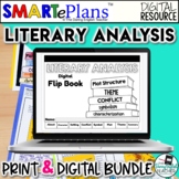 Literary Analysis Mini Flip Book (a sticky note book for short stories &  novels)