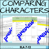 Literary Analysis Graphic Organizer: Compare & Contrast Ch