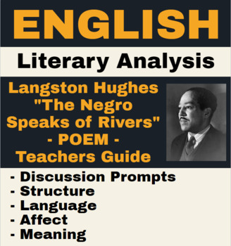 Preview of Literary Analysis: Langston Hughes' Poem "The Negro Speaks of Rivers"