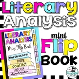 Literary Analysis Mini Flip Book (a sticky note book for s