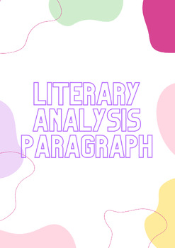 Preview of Literary Analysis Paragraph Guide