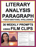 Literary Analysis Essay & Elaboration Practice with Lyrics, Spoken Word & Film
