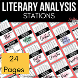 Literary Analysis Stations for ANY Novel, Story, or Text
