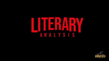 Preview of Literary Analysis Streaming-Themed Writing Practice Activity for High School 