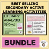 Literary Analysis and Essay Revision Stations Bundle
