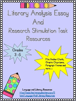 Preview of Literary Analysis and Research Stimulation Task (RST) Resources